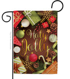 Have A Holy Jolly - Christmas Winter Vertical Impressions Decorative Flags HG114221 Made In USA