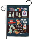 Christmas Gathering - Christmas Winter Vertical Impressions Decorative Flags HG114253 Made In USA