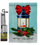 Christmas Lantern - Christmas Winter Vertical Impressions Decorative Flags HG114244 Made In USA