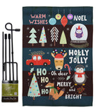 Christmas Gathering - Christmas Winter Vertical Impressions Decorative Flags HG114253 Made In USA