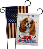 Patriotic Comforter Spaniel - Pets Nature Vertical Impressions Decorative Flags HG120100 Made In USA