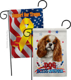 Patriotic Comforter Spaniel - Pets Nature Vertical Impressions Decorative Flags HG120100 Made In USA