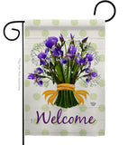 Iris Bouquet - Floral Spring Vertical Impressions Decorative Flags HG192450 Made In USA