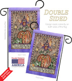 Happy Owl Lo Ween - Halloween Fall Vertical Impressions Decorative Flags HG112064 Made In USA