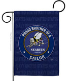 Seabees Proud Brother Sailor - Military Americana Vertical Impressions Decorative Flags HG108503 Made In USA