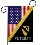 Home of 1st Cavalry Division - Military Americana Vertical Impressions Decorative Flags HG140896 Made In USA