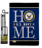 US Navy Home - Military Americana Vertical Impressions Decorative Flags HG140628 Made In USA