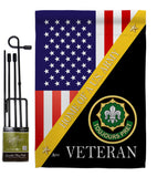 Home of 2nd Cavalry Regiment - Military Americana Vertical Impressions Decorative Flags HG140895 Made In USA