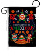 Independencia De Mexico - Nationality Flags of the World Vertical Impressions Decorative Flags HG108623 Made In USA