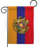 Armenia - Nationality Flags of the World Vertical Impressions Decorative Flags HG140901 Made In USA