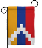 Republic of Artsakh - Nationality Flags of the World Vertical Impressions Decorative Flags HG140902 Made In USA