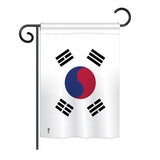 Korea South - Nationality Flags of the World Vertical Impressions Decorative Flags HG140129 Printed In USA