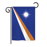 Marshall Islands - Nationality Flags of the World Vertical Impressions Decorative Flags HG140150 Printed In USA