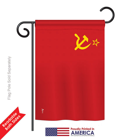 communist flag pole