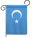 Uyghur - Nationality Flags of the World Vertical Impressions Decorative Flags HG170197 Made In USA