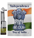 Indian Independence Day - Nationality Flags of the World Vertical Impressions Decorative Flags HG108620 Made In USA