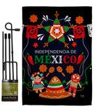 Independencia De Mexico - Nationality Flags of the World Vertical Impressions Decorative Flags HG108623 Made In USA