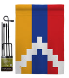 Republic of Artsakh - Nationality Flags of the World Vertical Impressions Decorative Flags HG140902 Made In USA