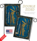 Montana Vintage - States Americana Vertical Impressions Decorative Flags HG140971 Made In USA