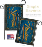 Montana Vintage - States Americana Vertical Impressions Decorative Flags HG140971 Made In USA