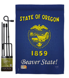 Oregon - States Americana Vertical Impressions Decorative Flags HG108109 Made In USA