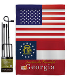 US Georgia - States Americana Vertical Impressions Decorative Flags HG140562 Made In USA