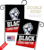 Black Lives Matter - Support Inspirational Vertical Impressions Decorative Flags HG170017 Made In USA