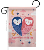 Owl Love - Valentines Spring Vertical Impressions Decorative Flags HG101073 Made In USA