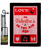 Sending Love - Valentines Spring Vertical Impressions Decorative Flags HG101075 Made In USA