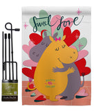 Sweet Love - Valentines Spring Vertical Impressions Decorative Flags HG137145 Made In USA