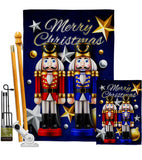 Nutcrackers - Christmas Winter Vertical Impressions Decorative Flags HG114249 Made In USA