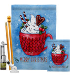 Christmas Coco - Christmas Winter Vertical Impressions Decorative Flags HG114256 Made In USA