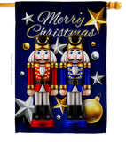 Nutcrackers - Christmas Winter Vertical Impressions Decorative Flags HG114249 Made In USA