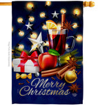 Christmas Wishes - Christmas Winter Vertical Impressions Decorative Flags HG192685 Made In USA