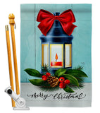 Christmas Lantern - Christmas Winter Vertical Impressions Decorative Flags HG114244 Made In USA