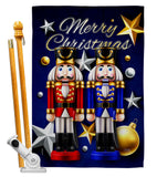 Nutcrackers - Christmas Winter Vertical Impressions Decorative Flags HG114249 Made In USA