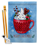 Christmas Coco - Christmas Winter Vertical Impressions Decorative Flags HG114256 Made In USA