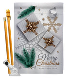 Christmas Presents - Christmas Winter Vertical Impressions Decorative Flags HG137280 Made In USA