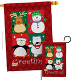 Pal's Greetings - Christmas Winter Vertical Impressions Decorative Flags HG114063 Made In USA