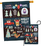 Christmas Gathering - Christmas Winter Vertical Impressions Decorative Flags HG114253 Made In USA