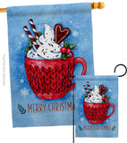 Christmas Coco - Christmas Winter Vertical Impressions Decorative Flags HG114256 Made In USA