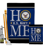 US Navy Home - Military Americana Vertical Impressions Decorative Flags HG140628 Made In USA