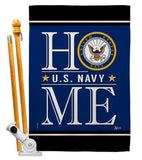 US Navy Home - Military Americana Vertical Impressions Decorative Flags HG140628 Made In USA