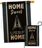 Home Sweet Spece Force - Military Americana Vertical Impressions Decorative Flags HG108455 Made In USA