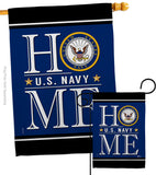 US Navy Home - Military Americana Vertical Impressions Decorative Flags HG140628 Made In USA