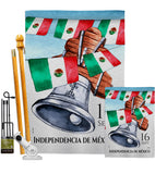 Mexican Independence Day - Nationality Flags of the World Vertical Impressions Decorative Flags HG108619 Made In USA