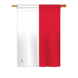 Monaco - Nationality Flags of the World Vertical Impressions Decorative Flags HG140157 Printed In USA