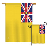 Niue - Nationality Flags of the World Vertical Impressions Decorative Flags HG140172 Printed In USA