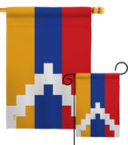 Republic of Artsakh - Nationality Flags of the World Vertical Impressions Decorative Flags HG140902 Made In USA