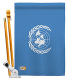 United Nations - Nationality Flags of the World Vertical Impressions Decorative Flags HG140245 Made In USA